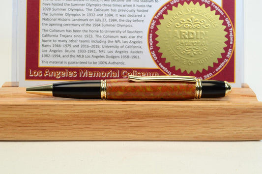 Handcrafted Pen Made From The Plastic Seats of LA Coliseum - USC