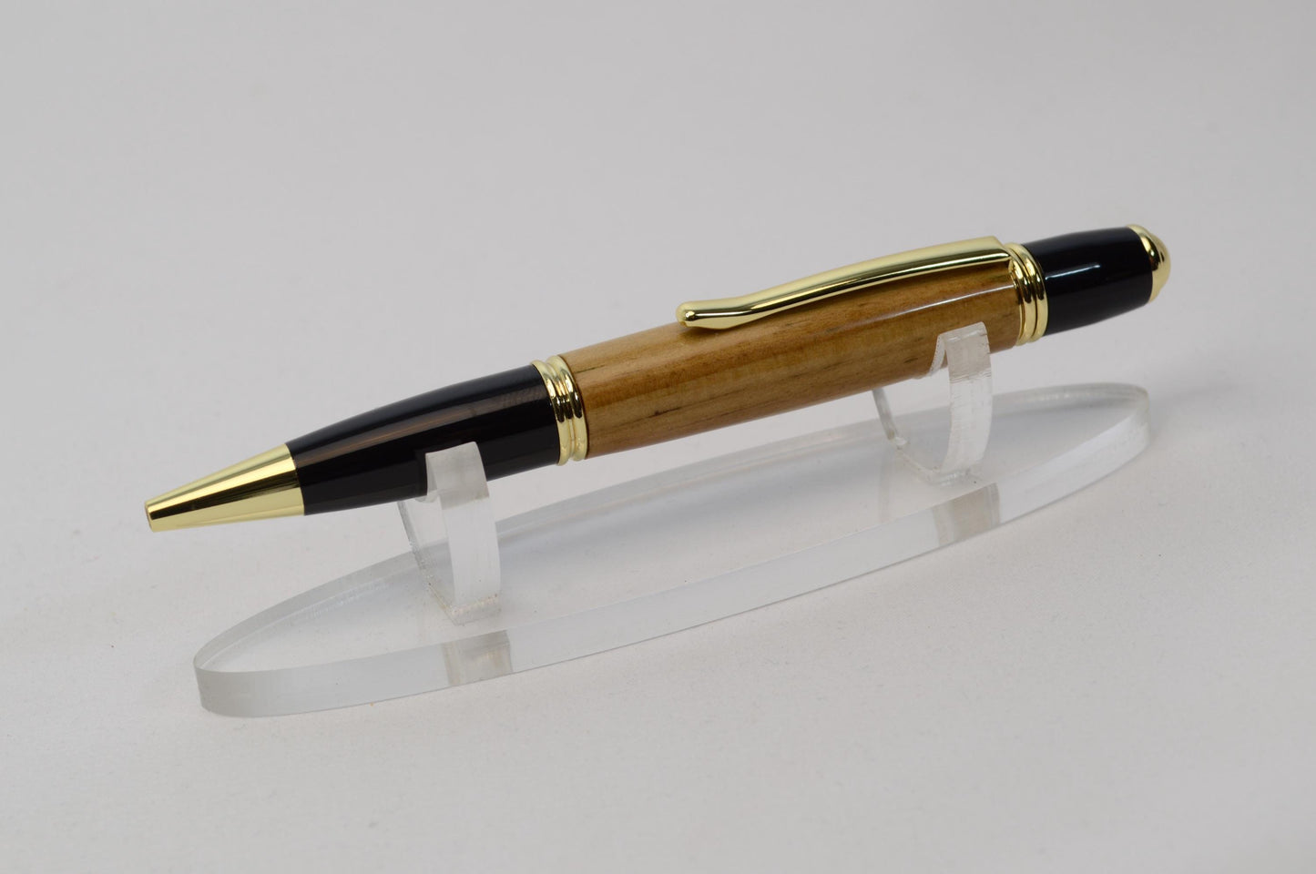 Handcrafted Pen Made with Wildcat Roller Coaster Wood Recycled from Hershey Park Thrilling Attraction