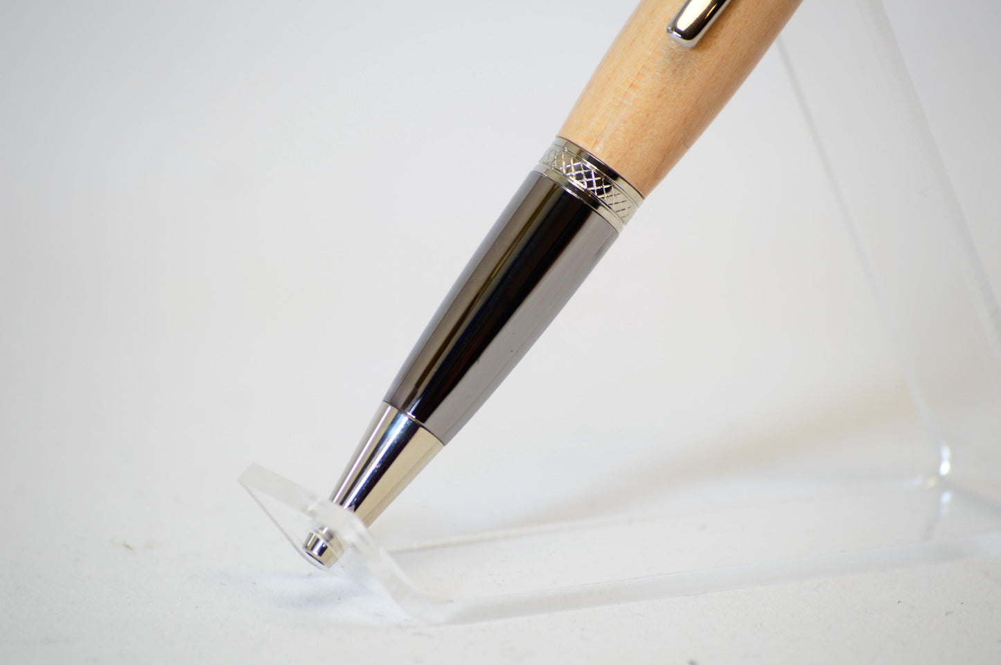Handcrafted Pen Made With Wood From North Carolina State University Reynolds Coliseum Basketball Floor