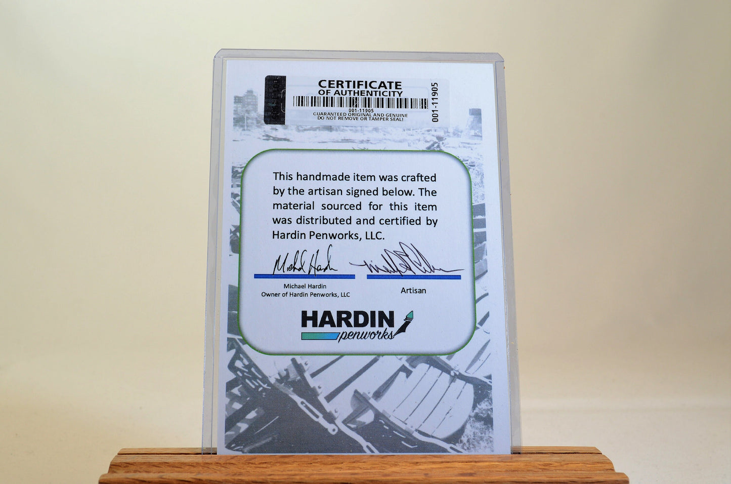 Handcrafted Pen Made From Tulane University Tulane Stadium Wooden Stadium Seat