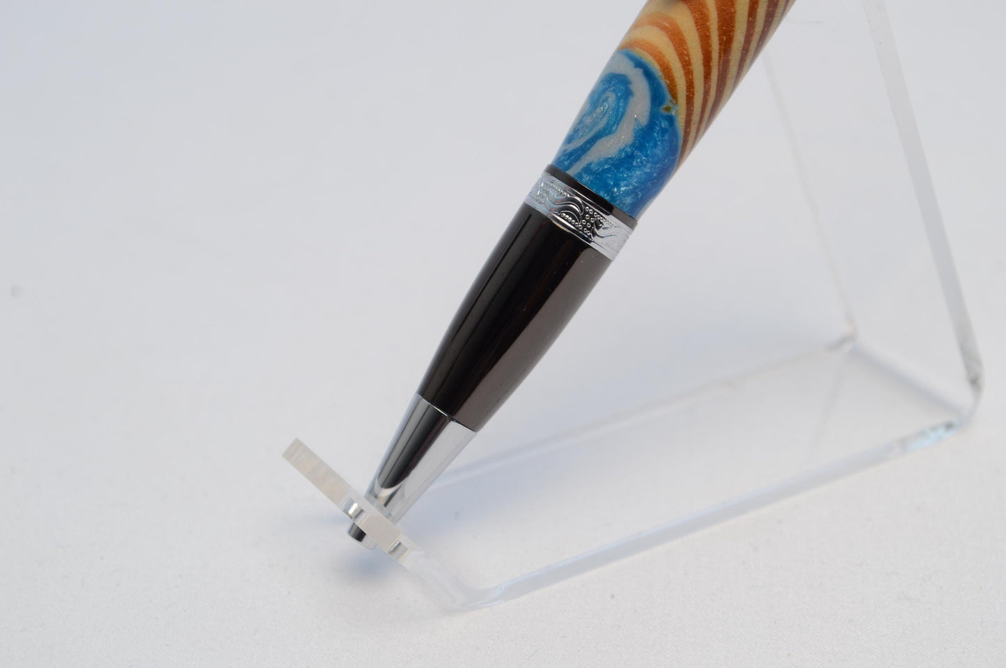 Pen Made From Pieces of Wood From The Goonies House in Astoria, Oregon Cast in Acrylic