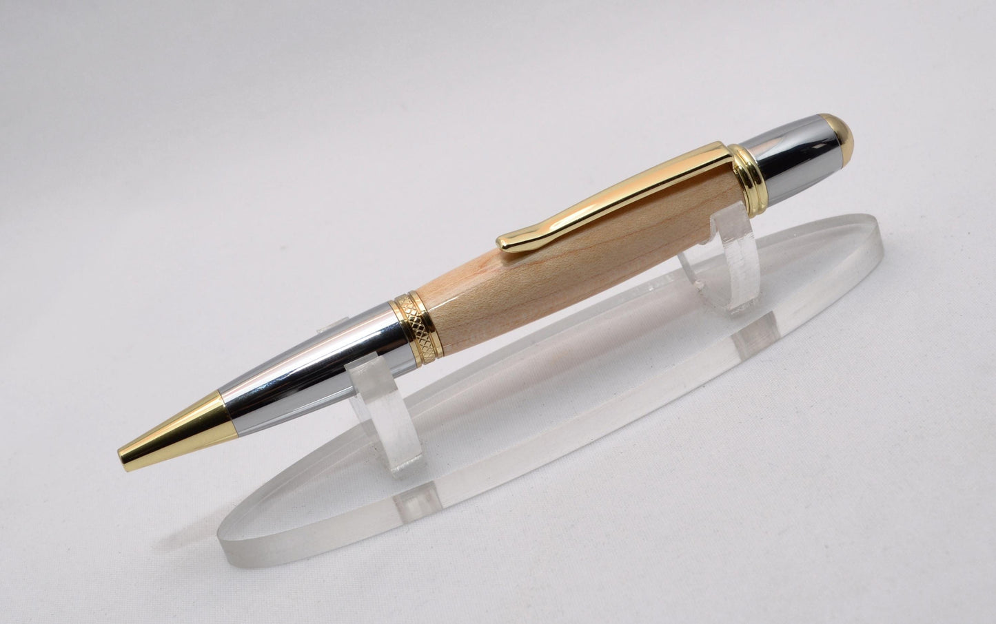 Handcrafted Twist Pen Made From the Wooden Basketball Floor of Hilton Coliseum - Iowa State University