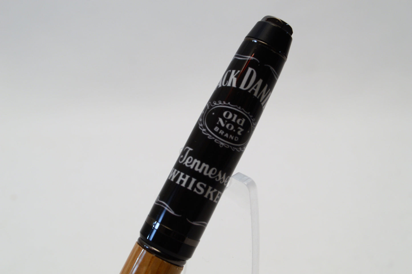 Whiskey Barrel Gunmetal and Black Chrome Twist Pen