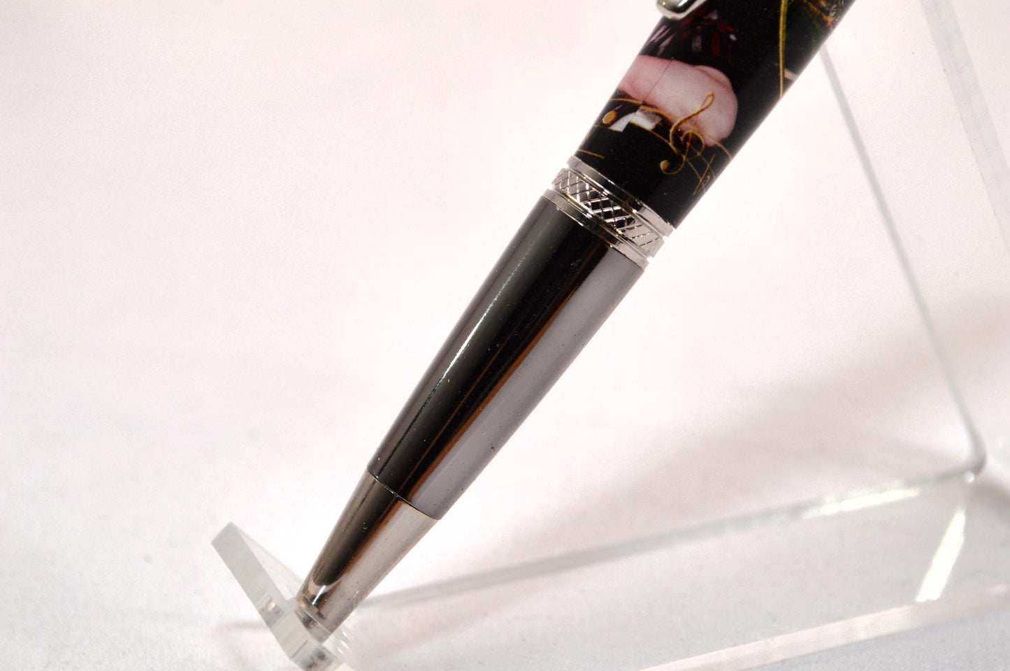 Handcrafted Pen Made with a Small Piece of Wood from a Tree on Elvis' Graceland Property
