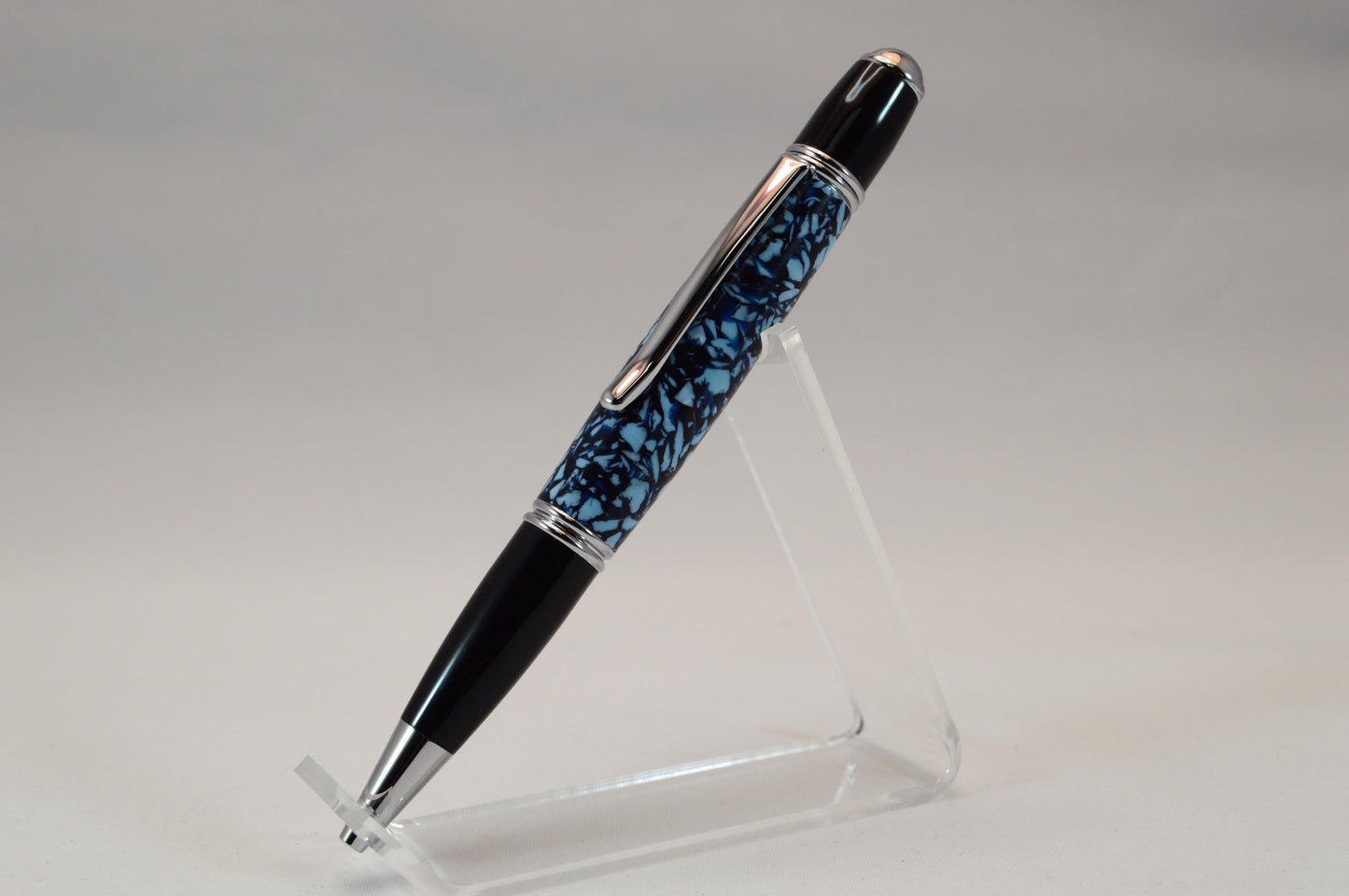 Handcrafted Pen Made From The Plastic Seats of Dean Smith Center University of North Carolina