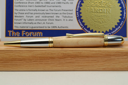 Handcrafted Pen Made From The LA Lakers The Forum Basketball Court Wood
