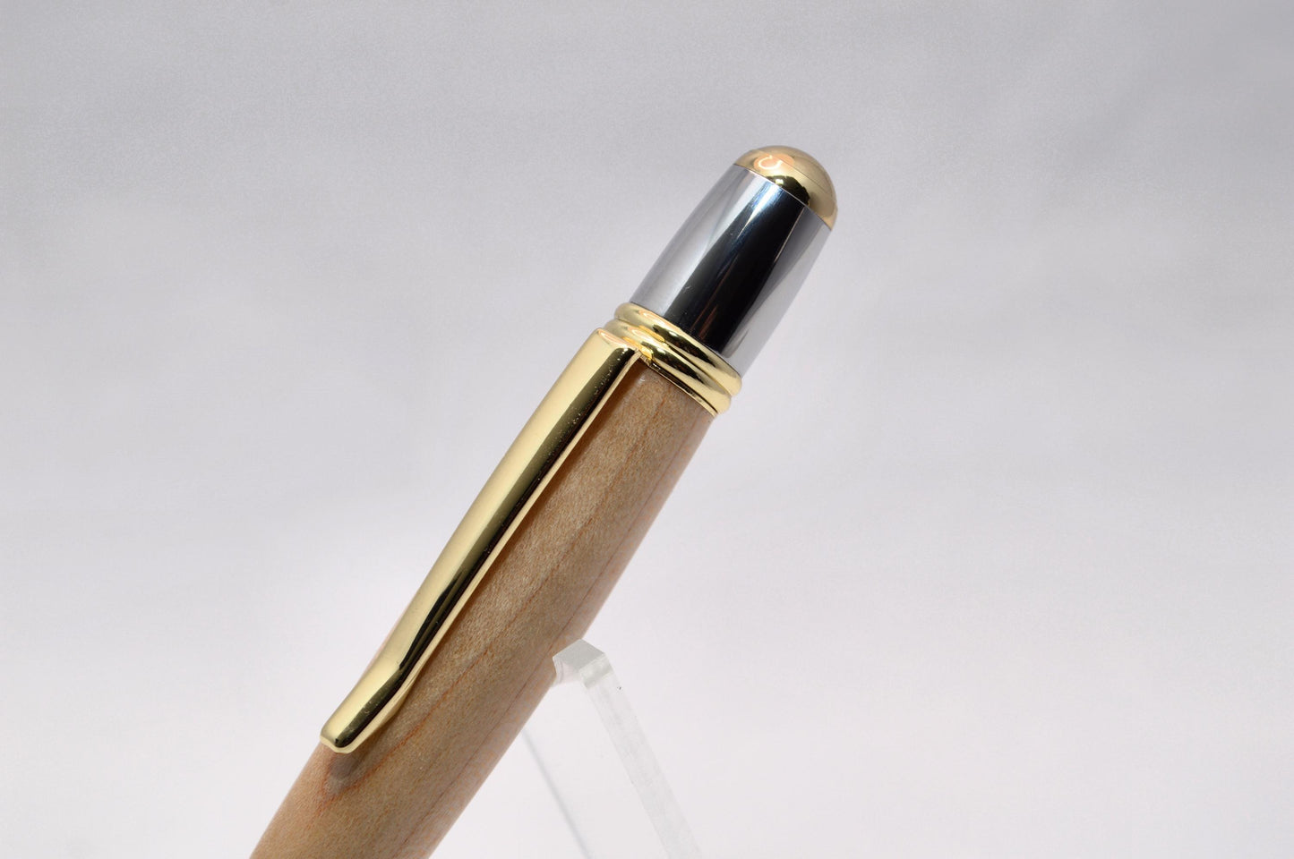Handcrafted Twist Pen Made From the Wooden Basketball Floor of Hilton Coliseum - Iowa State University