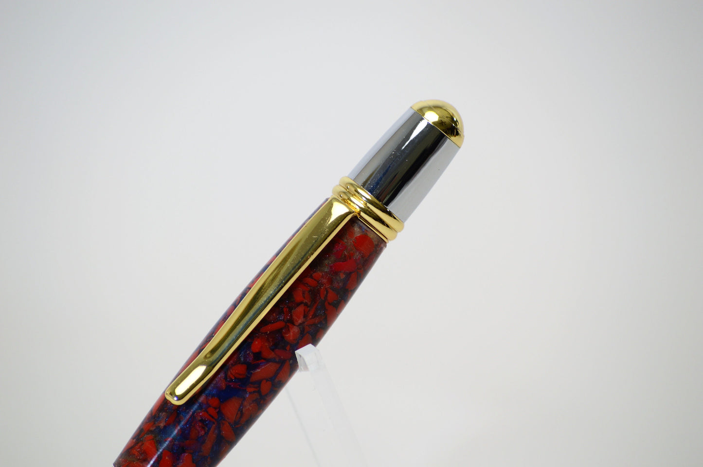 Handcrafted Pen Made From A New England Patriots Foxboro Stadium Plastic Seat