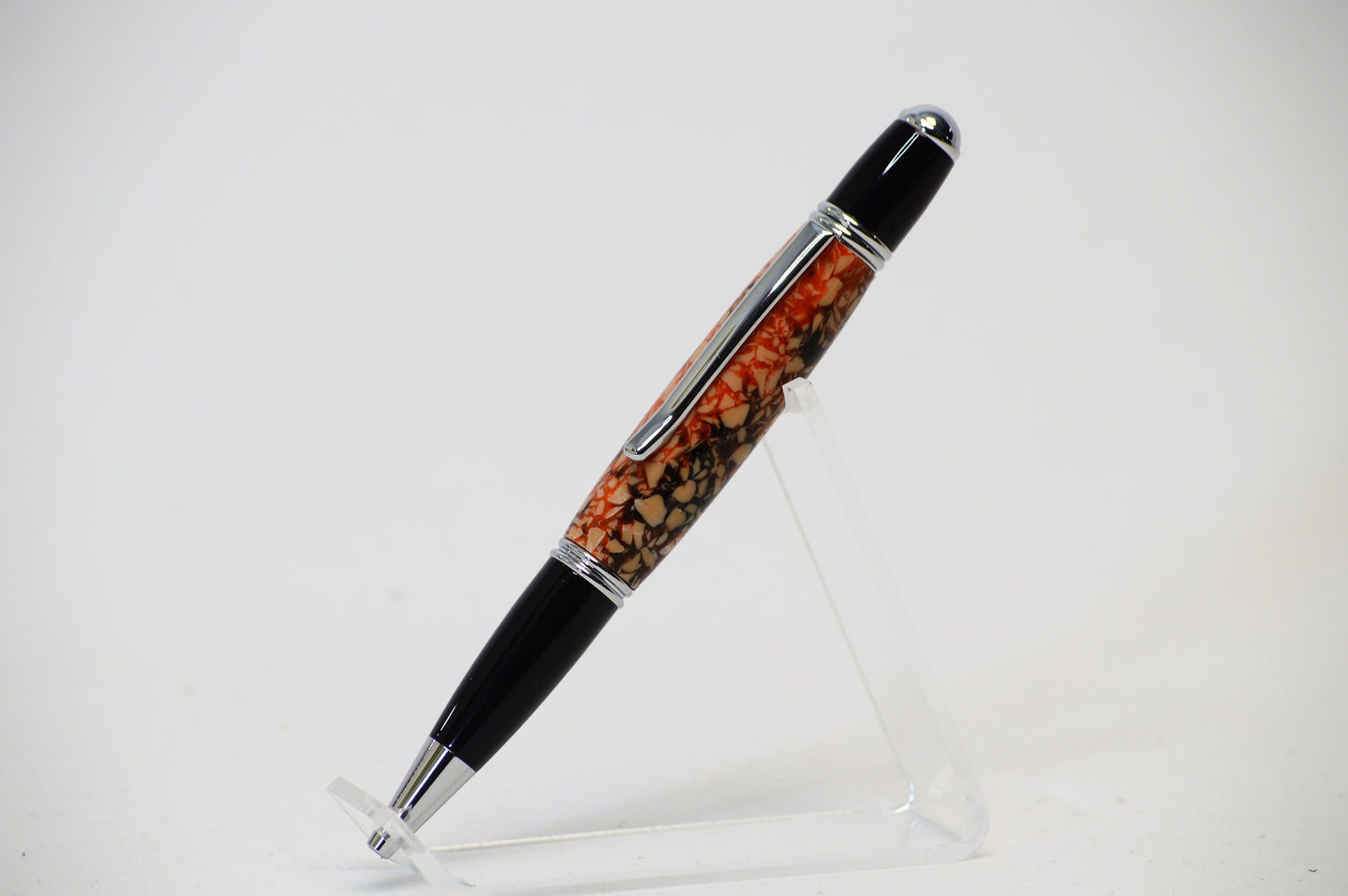 Handcrafted Pen Made From Oklahoma State Boone Pickens Plastic Stadium Seats