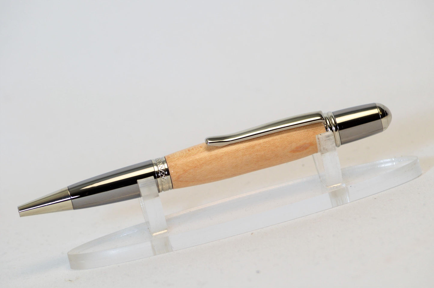 Handcrafted Pen Made With Wood From North Carolina State University Reynolds Coliseum Basketball Floor