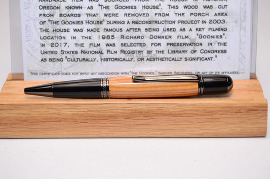 Handmade Twist Pen Made of Wood From The Goonies House in Astoria, Oregon