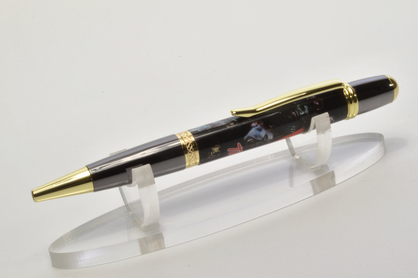 Handcrafted Pen Featuring a Small Piece of Wood From Michael Jackson's Thriller Video House