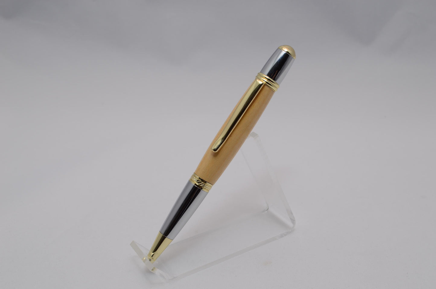 Handcrafted Twist Pen Made From the Wooden Seats of Michigan State Macklin Stadium