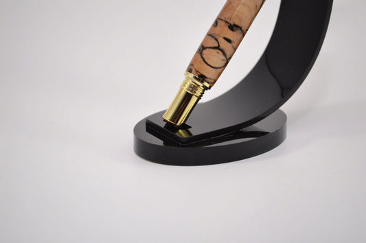 Handcrafted Rollerball Pen in Gold Finish Made From Spalted Maple