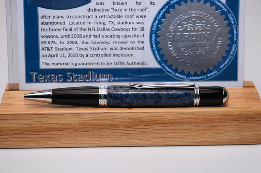Handcrafted Pen Made From Dallas Cowboys Texas Stadium Plastic Stadium Seat