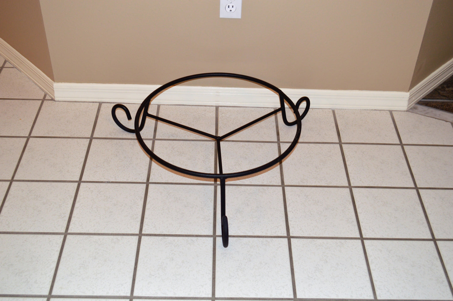 Wrought Iron Stand for Whiskey Barrel or Bourbon Barrel