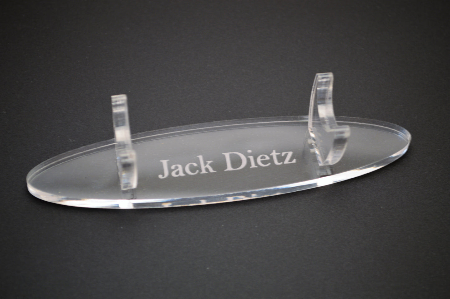 Acrylic Single Pen Stand - Engraving Available - PEN NOT INCLUDED!