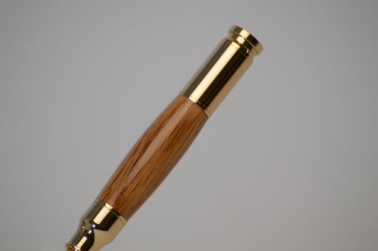 Whiskey Barrel Bullet Letter Opener in Gold Finish