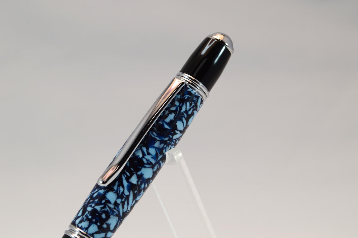 Handcrafted Pen Made From The Plastic Seats of Dean Smith Center University of North Carolina