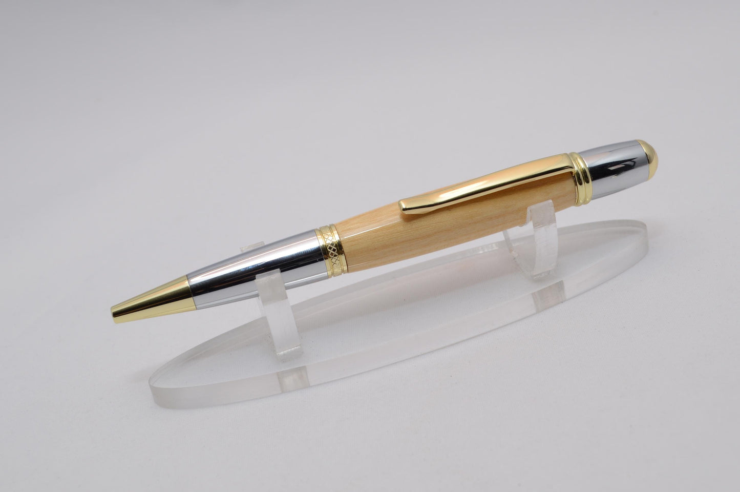 Handcrafted Twist Pen Made From the Wooden Seats of Michigan State Macklin Stadium