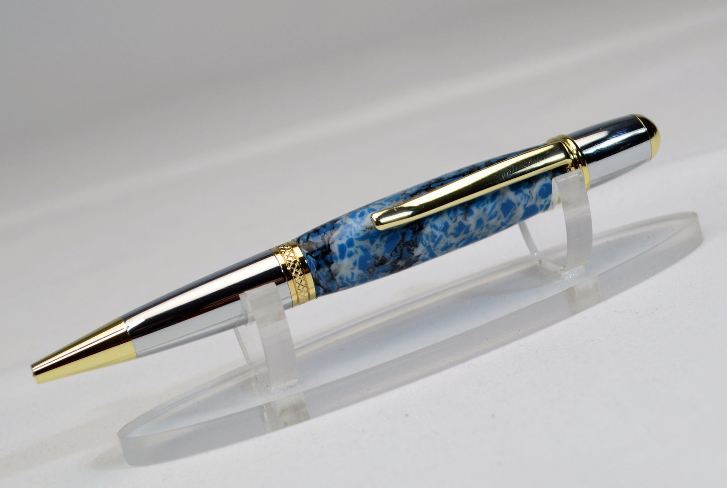 Handcrafted Pen Made From Tampa Bay Lighting's Amalie Arena Plastic Stadium Seat