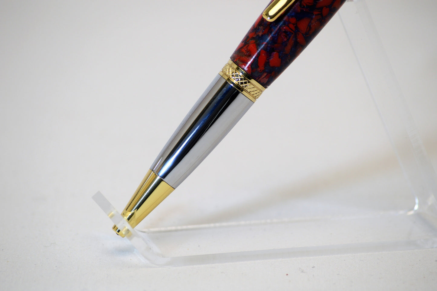 Handcrafted Pen Made From A New England Patriots Foxboro Stadium Plastic Seat