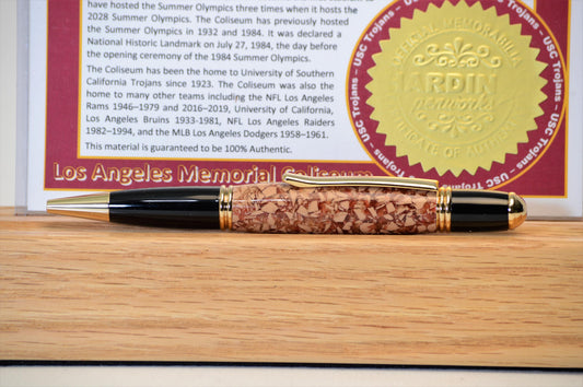 Handcrafted Pen Made From The Plastic Seats of LA Coliseum - USC