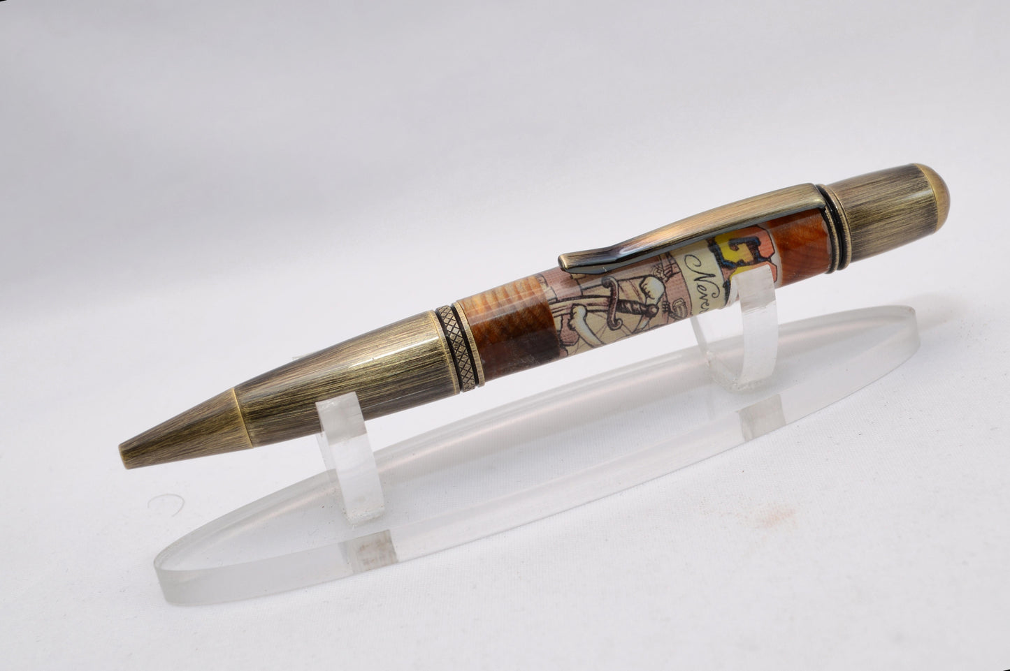 Handcrafted Twist Pen Made With Wood From The Goonies House in Astoria, Oregon