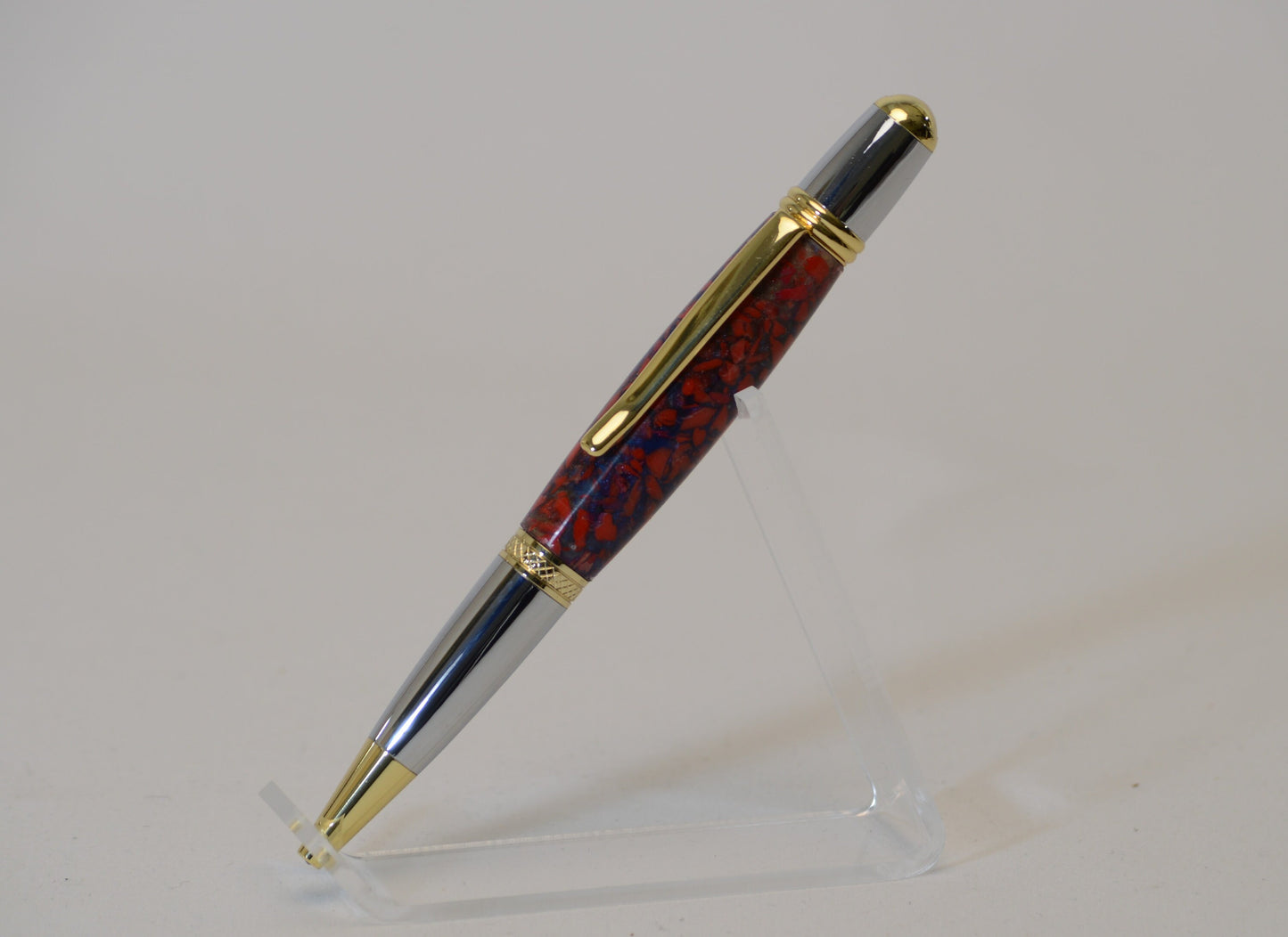 Handcrafted Pen Made From A New England Patriots Foxboro Stadium Plastic Seat