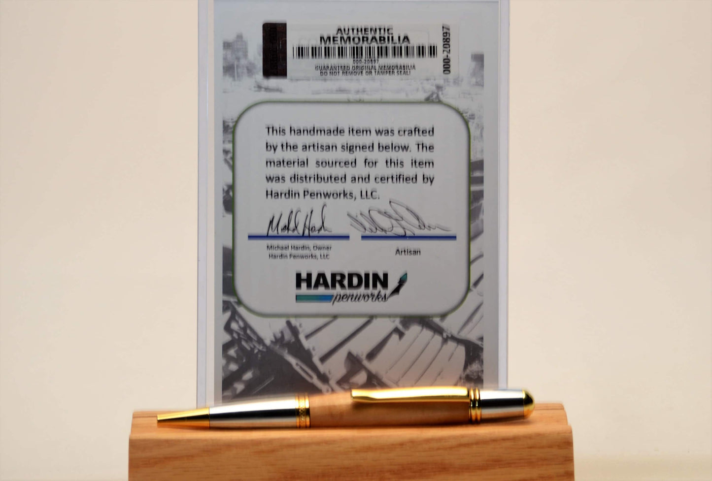 Handcrafted Pen Made From a Boston Red Sox Fenway Park Stadium Seat.
