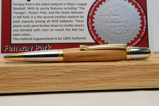 Handcrafted Pen Made From a Boston Red Sox Fenway Park Stadium Seat.