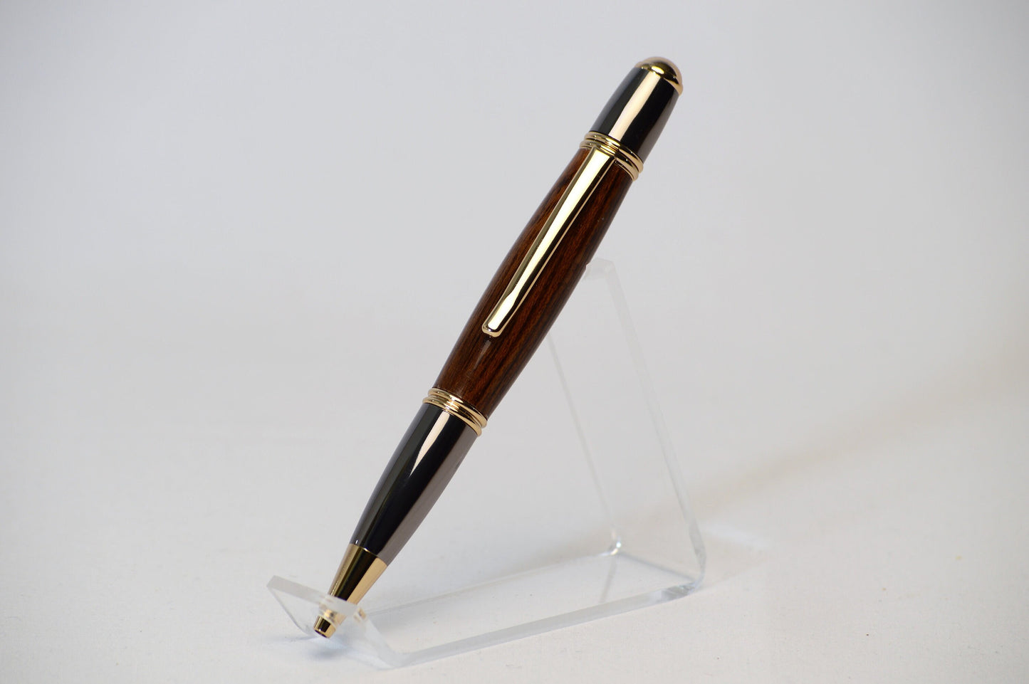 Handcrafted USS New Jersey Battleship - Classic Gold and Gunmetal Twist Pen Made From Wood From the Battleship USS New Jersey.