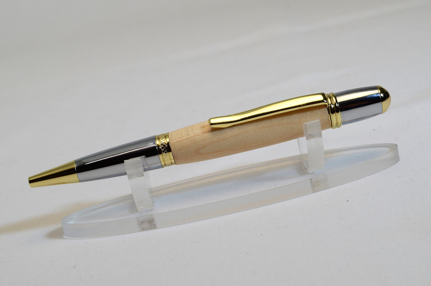 Handcrafted Pen Made From Syracuse University Carrier Dome Wooden Basketball Court