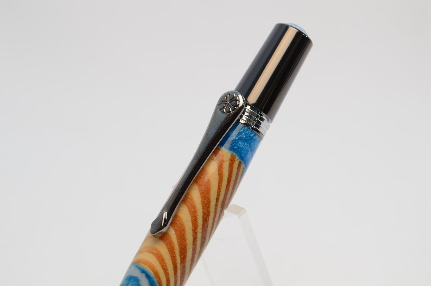 Pen Made From Pieces of Wood From The Goonies House in Astoria, Oregon Cast in Acrylic