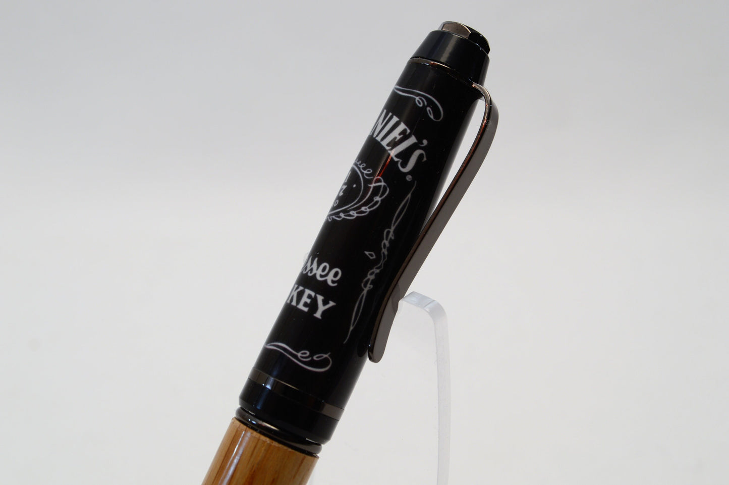 Whiskey Barrel Gunmetal and Black Chrome Twist Pen