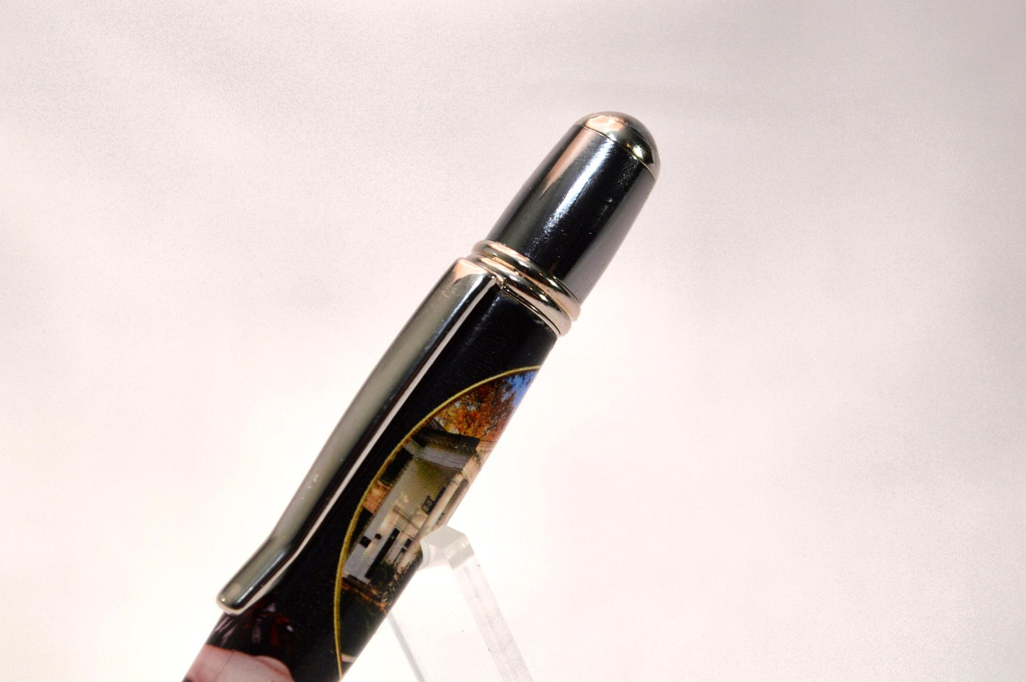 Handcrafted Pen Made with a Small Piece of Wood from a Tree on Elvis' Graceland Property