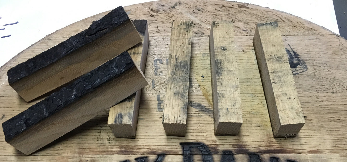 Whiskey Barrel Pen Blanks From A Used Oak Whiskey Barrel