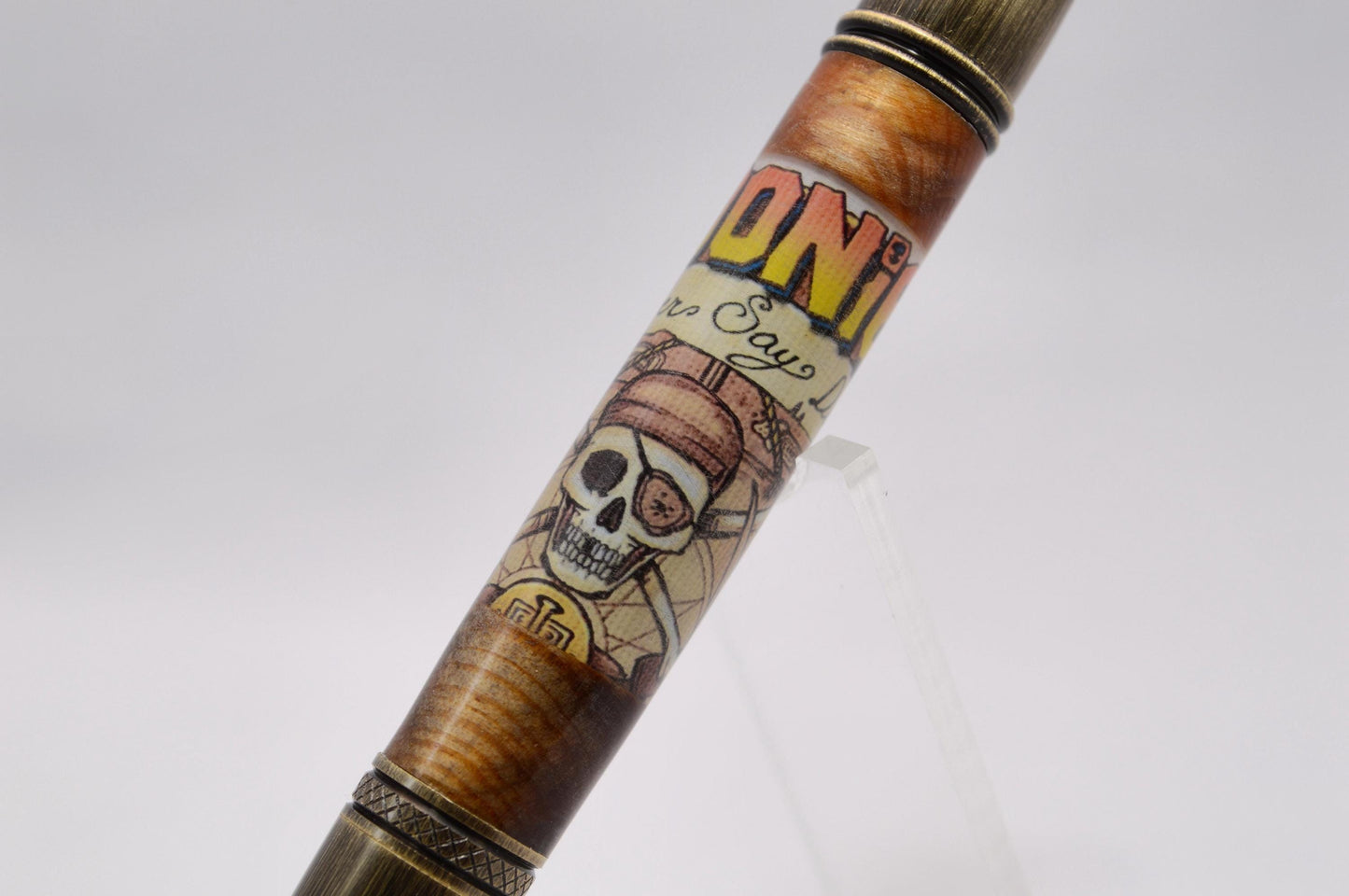 Handcrafted Twist Pen Made With Wood From The Goonies House in Astoria, Oregon