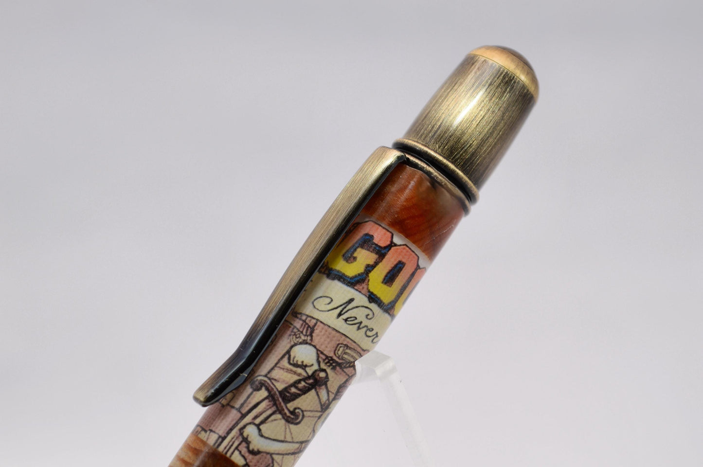 Handcrafted Twist Pen Made With Wood From The Goonies House in Astoria, Oregon
