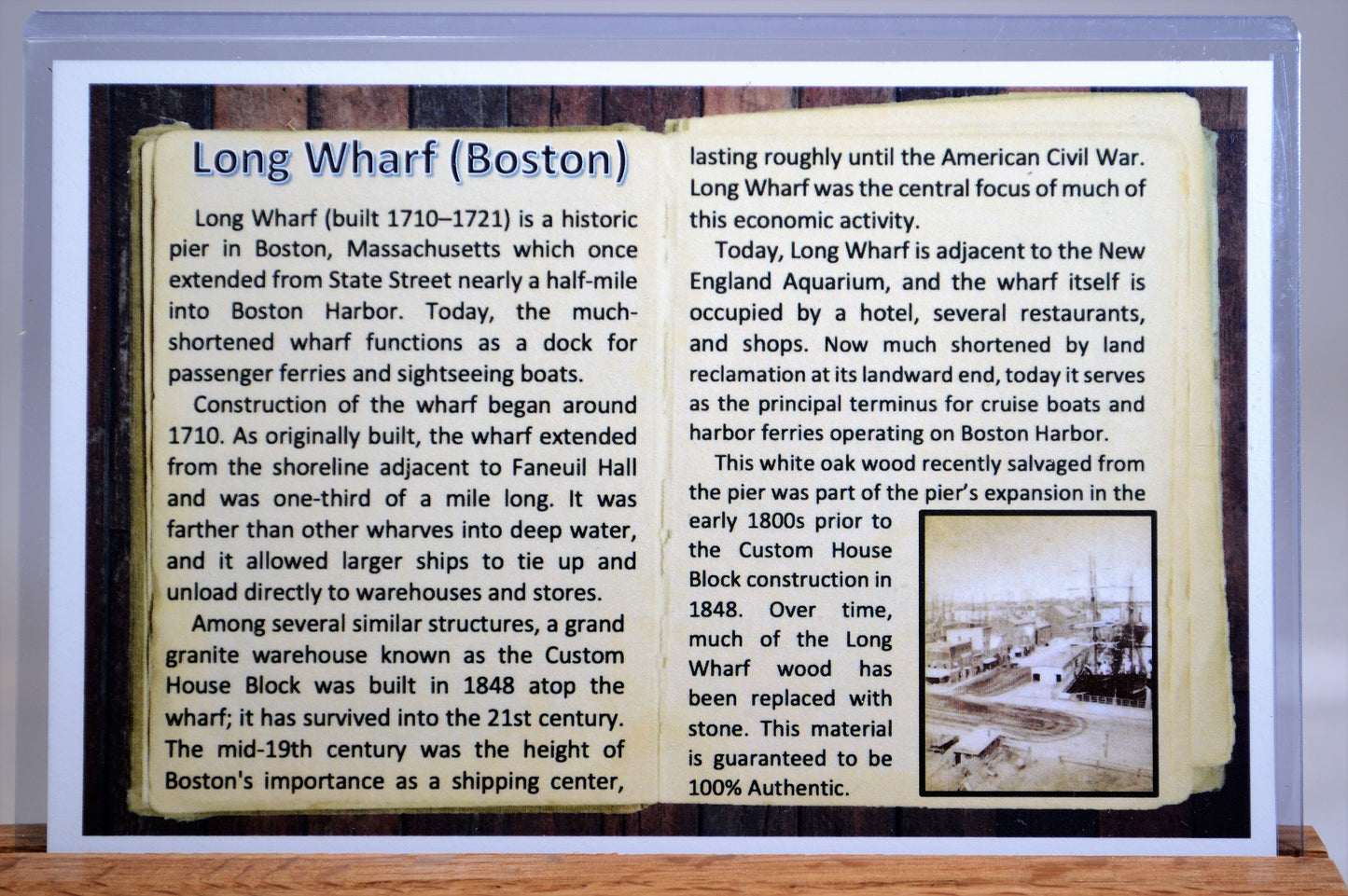 Handcrafted Long Wharf Boston Harbor Twist Pen in Platinum and Black Titanium Finish