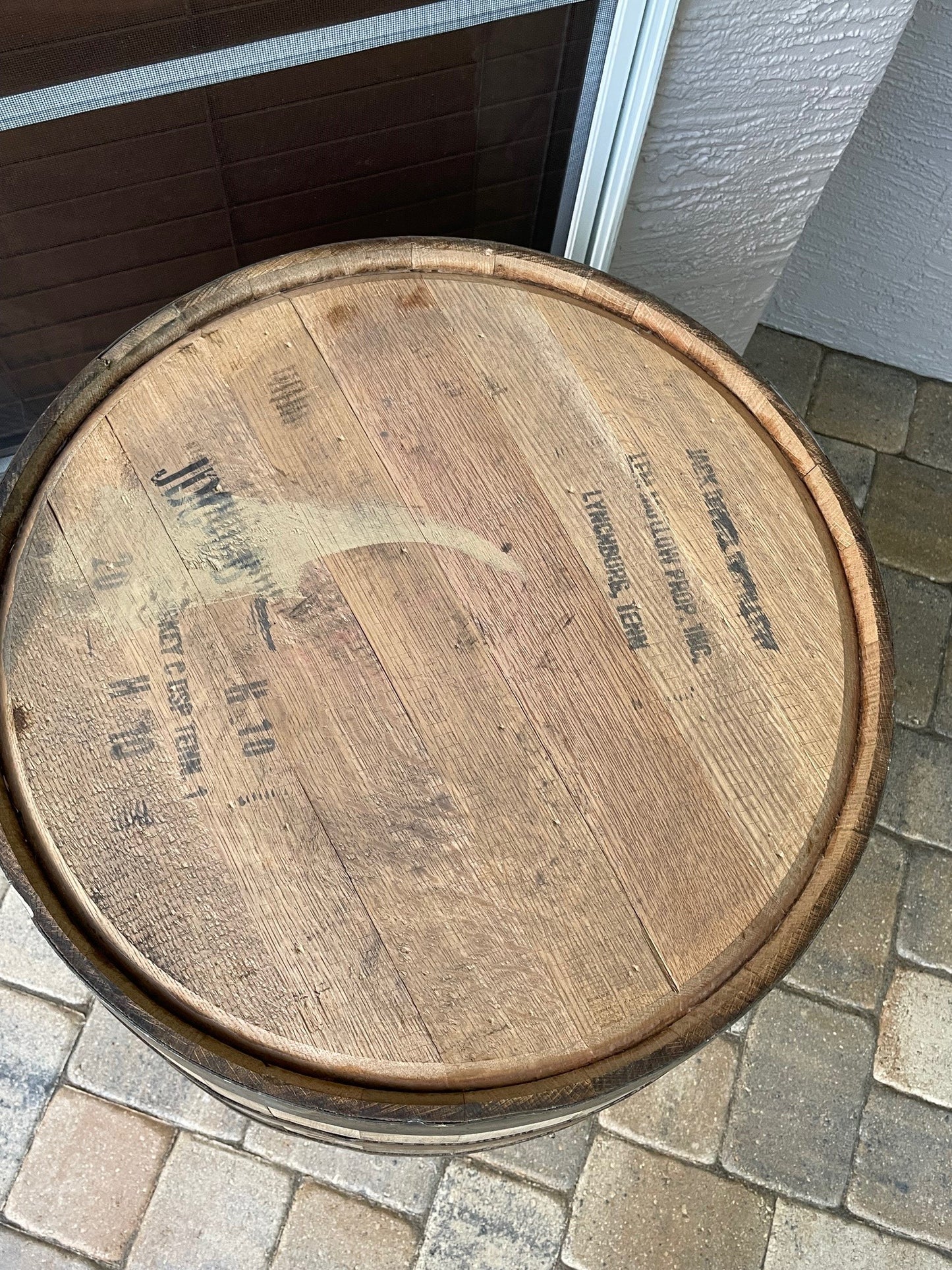 Wooden Oak Whiskey Barrel Fresh From America's Favorite Distillery