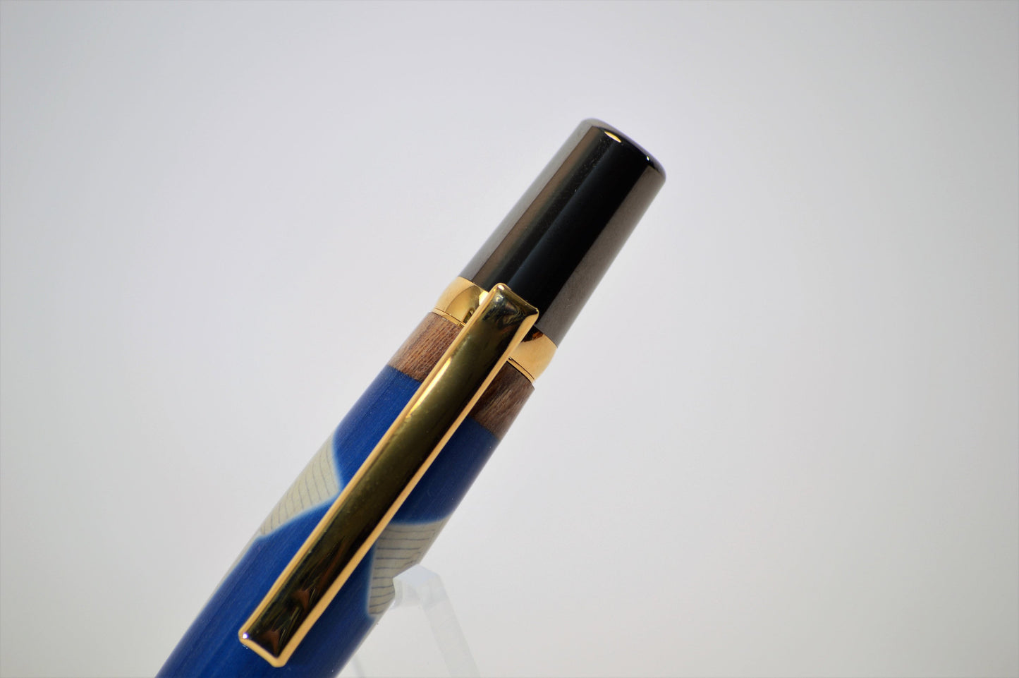 Handcrafted Pen Made With A Swatch From A Mickey Mantle Game Used Jersey And Wood From A Yankee Stadium Seat