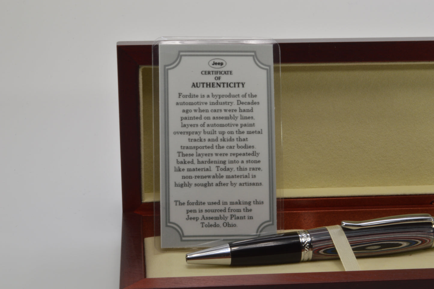 Fordite Twist Pen Made With Jeep Fordite From The Jeep Plant in Toledo Ohio