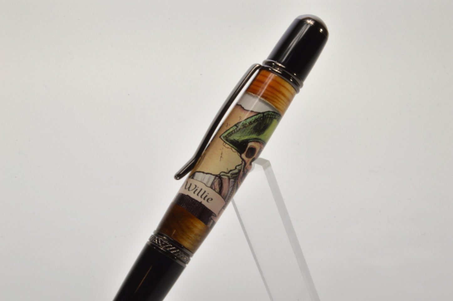 Twist Pen Made With Wood From The Goonies House in Astoria, Oregon