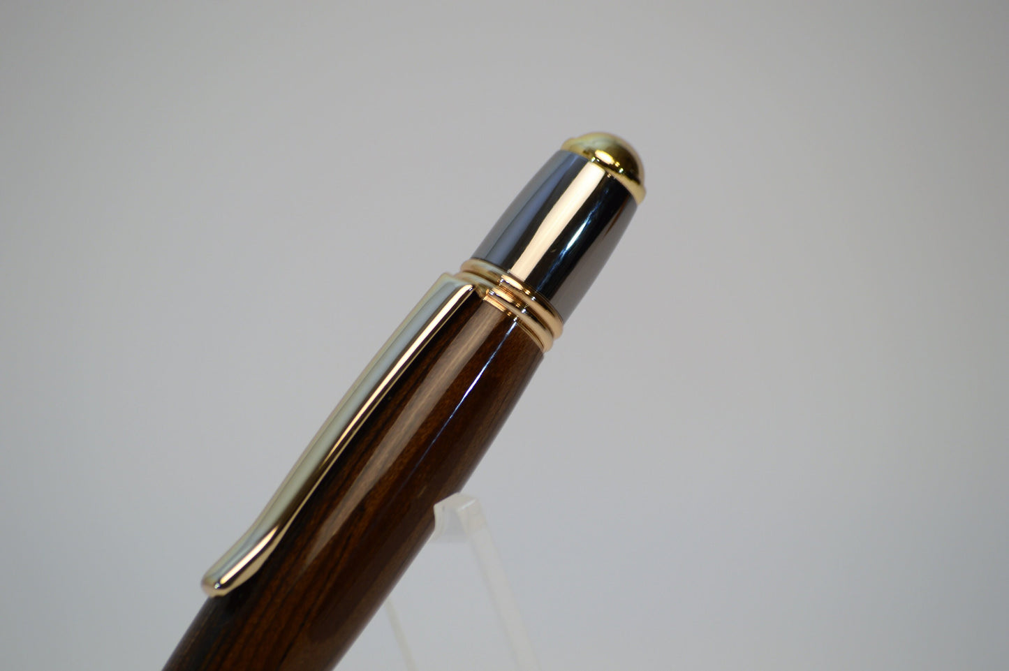 Handcrafted USS Missouri - Classic Gold and Gunmetal Twist Pen Made From Wood From the Battleship USS Missouri.