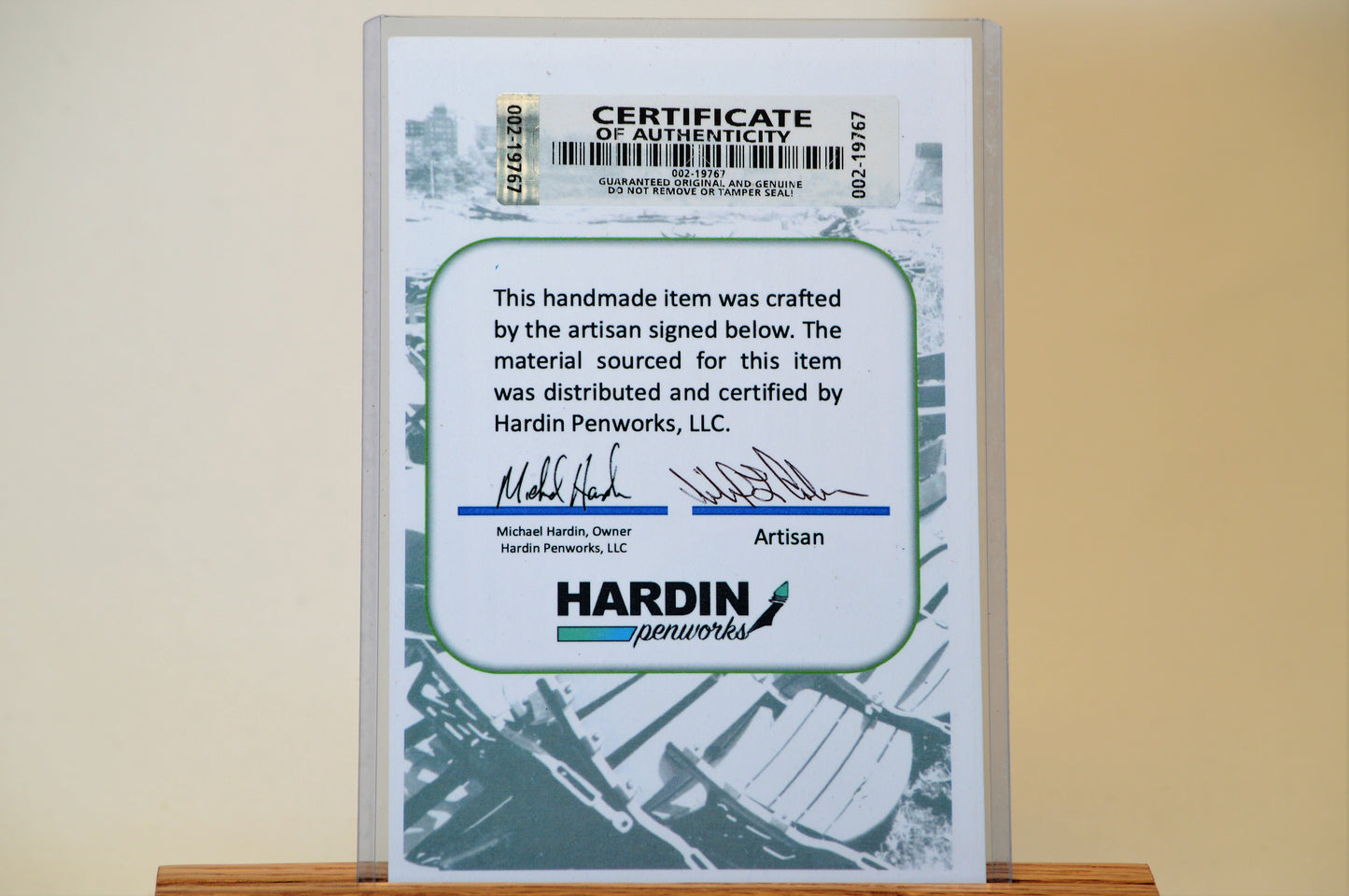 Handcrafted Pen Made From A LA Dodgers Dodger Field Wooden Stadium Seat