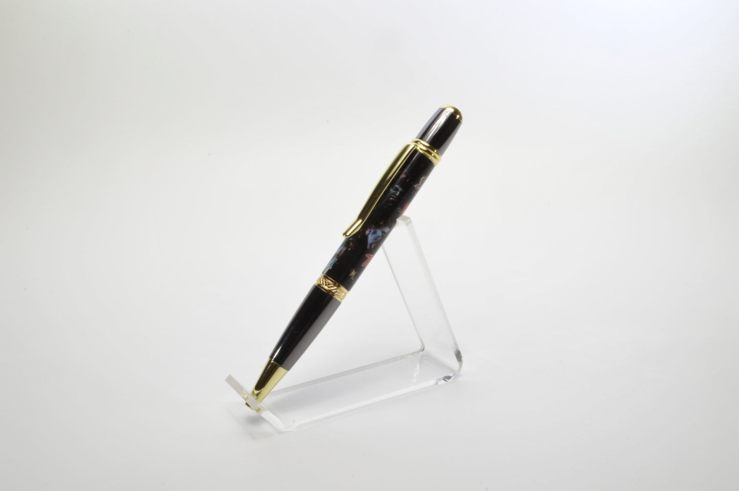 Handcrafted Pen Featuring a Small Piece of Wood From Michael Jackson's Thriller Video House
