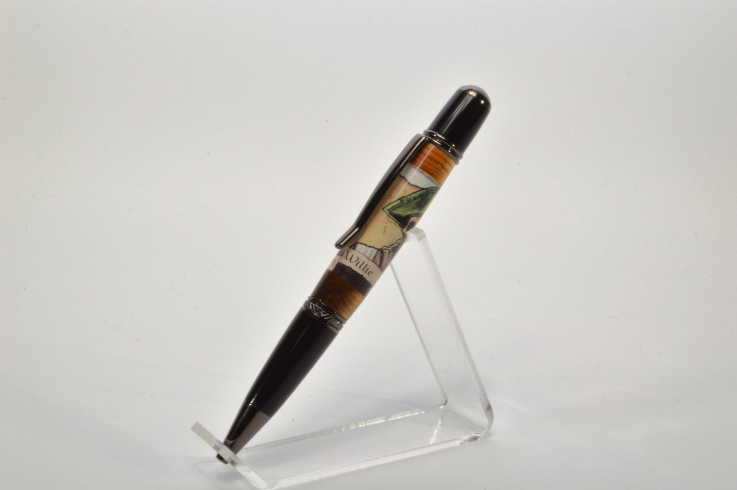 Twist Pen Made With Wood From The Goonies House in Astoria, Oregon