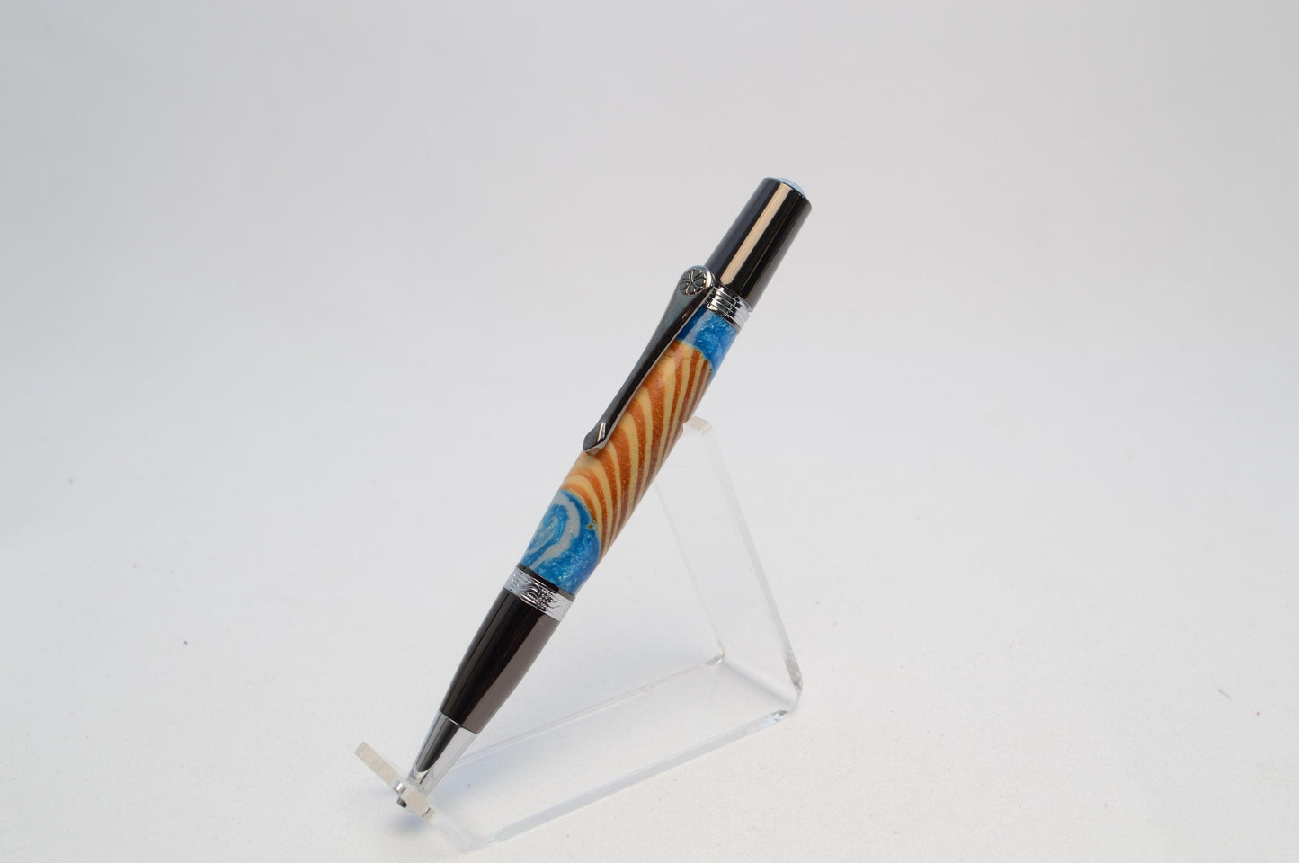 Pen Made From Pieces of Wood From The Goonies House in Astoria, Oregon Cast in Acrylic