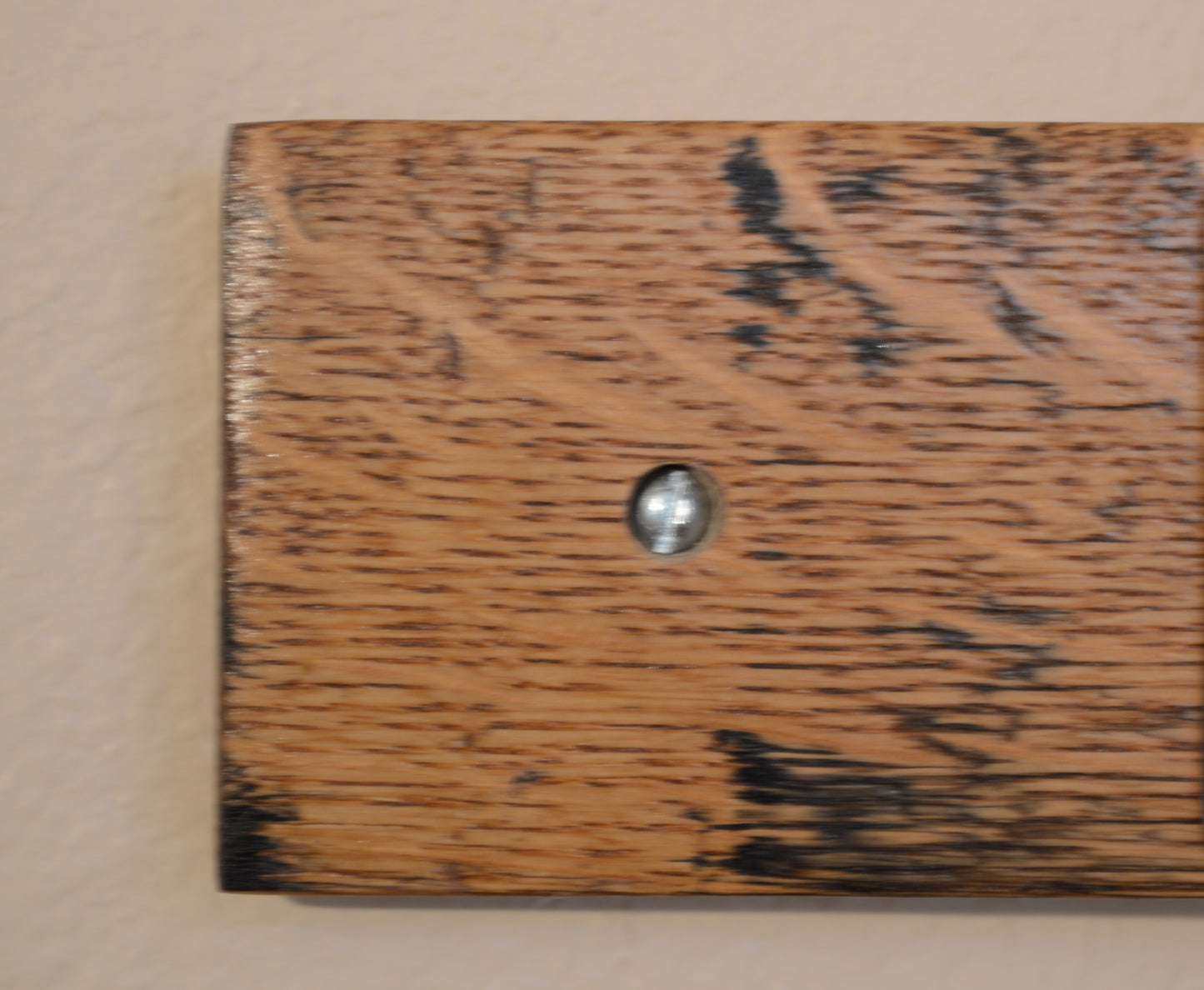 Whiskey Barrel Stave Coat Rack / Hat Rack  From a Used Jack Daniels Oak Whiskey Barrel